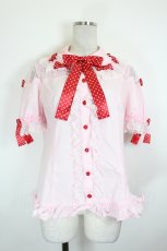 画像1: Angelic Pretty / Sweet Heartブラウス  ピンク I-26-09-21-001-AP-BL-SA-ZI (1)