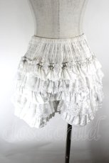 画像3: DimMoire / 聖章ナポレオンフリルパンツ M 白 I-26-09-21-095-PU-PA-TE-ZI (3)