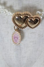 画像2: m petit by misako / サンリオキャラクターズコラボ マイメロディ　パールベルト  白Ｘピンクゴールド I-26-09-21-100-LO-ZA-SA-ZI (2)