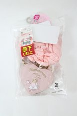 画像1: m petit by misako / AM*ハートPツキストラップ  黒 I-26-09-21-113-LO-ZA-SA-ZI (1)