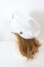 画像3: DimMoire / HeartCoreミリタリーキャップ  白 I-26-09-21-119-PU-AC-TE-ZI (3)