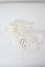 画像1: BABY,THE STARS SHINE BRIGHT / Cinderella 舞踏会お袖留め  オフ白×シルバー I-26-09-21-130-BA-ZA-TE-ZI (1)