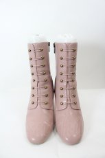 画像1: Maison de FLEUR Petite Robe canone / ナポレオンブーツ L ピンク I-26-09-21-140-LO-SH-SA-ZI (1)