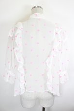画像2: Angelic Pretty / Petit Heartブラウス  白Ｘピンク I-26-09-21-003-AP-BL-SA-ZI (2)