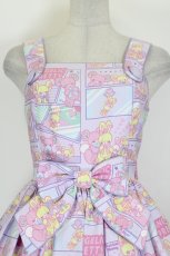 画像4: Angelic Pretty / Comic Toysジャンパースカート  ラベンダー I-26-09-23-077-AP-OP-SA-ZI (4)