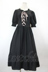 画像1: m petit by misako / AMレースアップワンピース M 黒 I-26-09-23-082-LO-OP-SA-ZI (1)