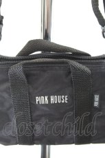 画像4: PINK HOUSE / ナイロンミニドラムショルダーバッグ  ブラック I-26-09-23-123-LO-BG-SA-ZI (4)