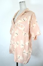 画像2: PINK HOUSE / キューピー柄半袖シャツ M ピンク I-26-09-23-012-LO-BL-SA-ZI (2)