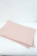 画像2: INGEBORG / ニットフリンジ大判ストール  ピンク I-26-09-23-128-LO-ZA-SA-ZI (2)