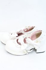画像3: DearMyLove / スカラップレースリボンシューズ 24.5CM 白 I-26-09-23-138-GO-SH-SA-ZI (3)