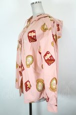 画像2: PINK HOUSE / キューピーワッペンptフード付きシャツ  ピンク I-26-09-23-016-LO-BL-SA-ZI (2)