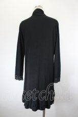 画像3: INGEBORG / 裾フラワーレースハイネックチュニック 11号 ブラック I-26-09-25-057-LO-TO-SA-ZI (3)