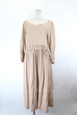 画像1: 田園詩 / ドットワンピース  ピンクＸアイボリー I-26-09-25-066-LO-OP-SA-ZI (1)