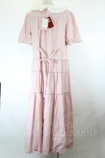 画像3: PINK HOUSE / ローン襟付きギンガムチェックワンピース  ピンク I-26-09-25-076-LO-OP-SA-ZI (3)