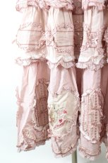 画像3: PINK HOUSE / ローンＸギンガムチェックパッチワークワンピース  ピンク I-26-09-25-078-LO-OP-SA-ZI (3)