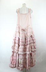 画像4: PINK HOUSE / ローンＸギンガムチェックパッチワークワンピース  ピンク I-26-09-25-078-LO-OP-SA-ZI (4)