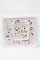 画像1: PINK HOUSE / スイーツスプリングバニー柄マルチプレート  ピンク I-26-09-25-114-LO-ZA-SA-ZI (1)