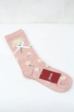 画像3: PINK HOUSE / マーガレットブーケ柄ソックス  ピンク I-26-09-25-126-LO-ZA-SA-ZI (3)