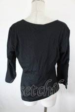 画像3: INGEBORG / スパンコールカメリア刺繍カットソー 13号 ブラック I-26-09-25-026-LO-TO-SA-ZI (3)