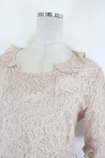 画像2: INGEBORG / レース半袖トップス  ピンク I-26-09-27-051-LO-TO-SA-ZI (2)