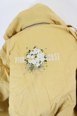 画像4: PINK HOUSE / Pワッペン裏地フラワーブルゾン  カラシ I-26-09-27-065-LO-JA-SA-ZI (4)