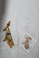 画像2: PINK HOUSE / うさぎさんワッペン&刺繍ジャンパースカート  サックス I-26-09-27-092-LO-OP-SA-ZI (2)