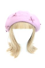 画像1: m petit by misako / サンリオプチリボンベレー  ピンク I-26-09-27-116-LO-AC-SA-ZI (1)