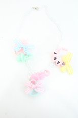 画像2: Nile Perch / BABYモチーフネックレス  白ＸピンクＸミント I-26-09-27-128-LO-AC-SA-ZI (2)