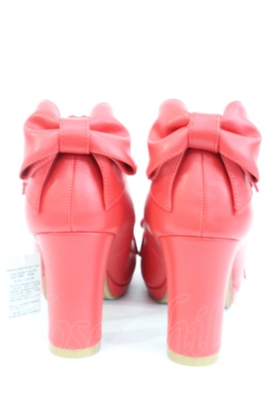 Lococo×byあしながおじさん / My Ribbon Shoes 25.5 レッド I-26-09-27