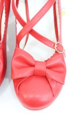 画像6: Lococo×byあしながおじさん / My Ribbon Shoes 25.5 レッド I-26-09-27-140-LO-SH-SA-ZI (6)