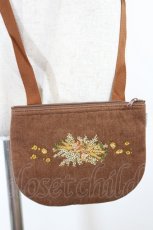 画像2: KANEKO ISAO / フラワーブーケ刺繍ミニショルダーポーチ   I-26-09-29-039-EL-ZA-SA-ZI (2)