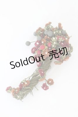 Preview of いちごフラワーブーケコサージュ  赤Ｘ緑Ｘ茶
