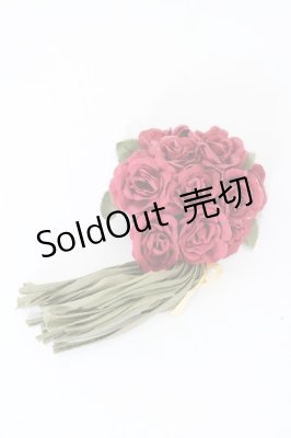 Preview of 薔薇ブーケコサージュ  赤Ｘ緑