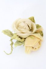 画像1: PINK HOUSE / 薔薇ブーケコサージュ  ピンクＸ緑 I-26-09-29-104-LO-ZA-SA-ZI (1)