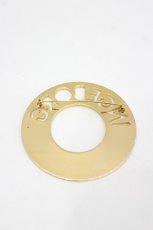 画像2: INGEBORG / ロゴまるモチーフブローチ  ゴールド I-26-09-29-120-LO-AC-SA-ZI (2)