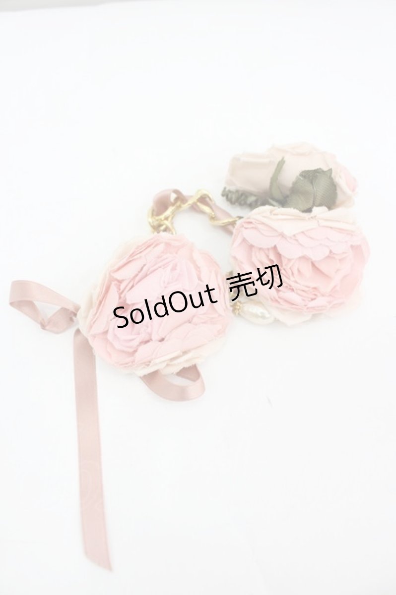 画像1: WONDERFUL WORLD / 薔薇チェーンモチーフブレスレット   I-26-09-29-135-LO-AC-SA-ZI (1)