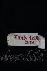 画像4: Emily Temple cute / エンブレム&クラウンカーディガン M 黒 I-26-10-01-032-ET-TO-TE-ZI (4)