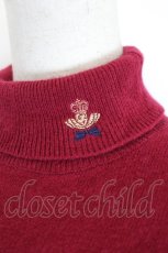 画像3: Jane Marple / 天使刺繍入りタートルニット M 赤 I-26-10-01-037-JM-TO-TE-ZI (3)