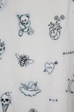 画像3: MILKBOY / TATTOO SHIRTS  サックス I-26-10-01-038-MB-BL-SA-ZI (3)