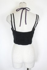 画像2: Rozen Kavalier / 羽根刺繍ブラトップ  パープル×黒 I-26-10-01-039-OO-TO-TE-ZI (2)
