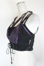 画像3: Rozen Kavalier / 羽根刺繍ブラトップ  パープル×黒 I-26-10-01-039-OO-TO-TE-ZI (3)
