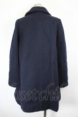 画像2: Maison de FLEUR / ダブルボタンコート  黒Ｘゴールド I-26-10-01-050-LO-CO-SA-ZI (2)