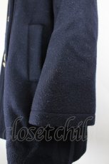 画像3: Maison de FLEUR / ダブルボタンコート  黒Ｘゴールド I-26-10-01-050-LO-CO-SA-ZI (3)