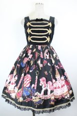 画像1: Angelic Pretty / Holy Night Story切替ジャンパースカート  黒 I-26-10-01-063-AP-OP-TE-ZI (1)