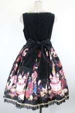 画像2: Angelic Pretty / Holy Night Story切替ジャンパースカート  黒 I-26-10-01-063-AP-OP-TE-ZI (2)