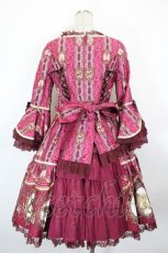 画像2: Angelic Pretty / カメオウィンドウドレス  ワイン I-26-10-01-065-AP-OP-SA-ZI (2)