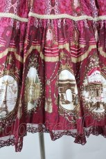 画像4: Angelic Pretty / カメオウィンドウドレス  ワイン I-26-10-01-065-AP-OP-SA-ZI (4)