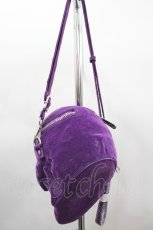 画像2: KILL STAR / Grave Digger Skull Handbag  パープル I-26-10-01-114-PU-BG-SA-ZI (2)