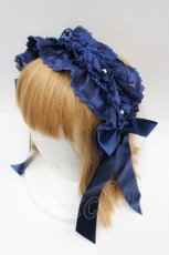 画像1: axes femme kawaii / ブリムカチューシャ  ネイビー I-26-10-01-127-AX-AC-TE-ZI (1)