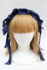 画像2: axes femme kawaii / ブリムカチューシャ  ネイビー I-26-10-01-127-AX-AC-TE-ZI (2)